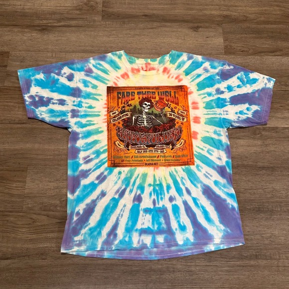Hanes Other - Grateful Dead Fare Thee Well 50th Anniversary 2015 Tour Tie Dye T-Shirt Mens XL